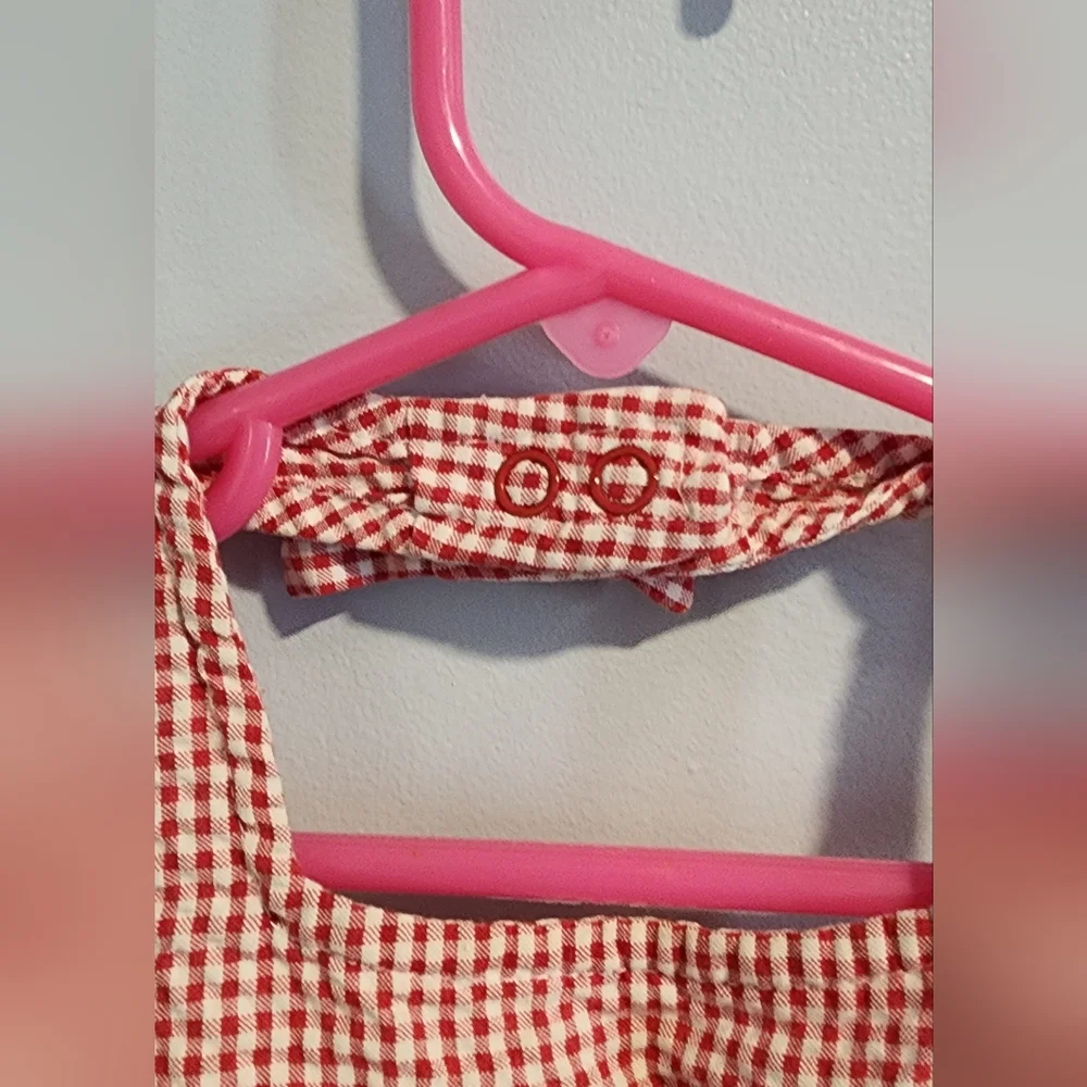 Duck Head Red Gingham Kids Dress Red White And Blue 12 Months